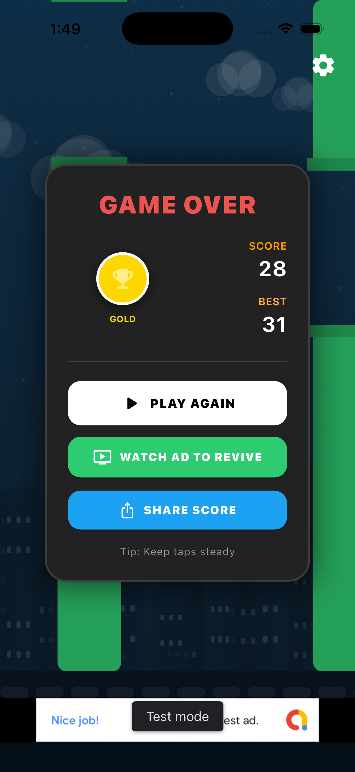 Medal and Scoring System